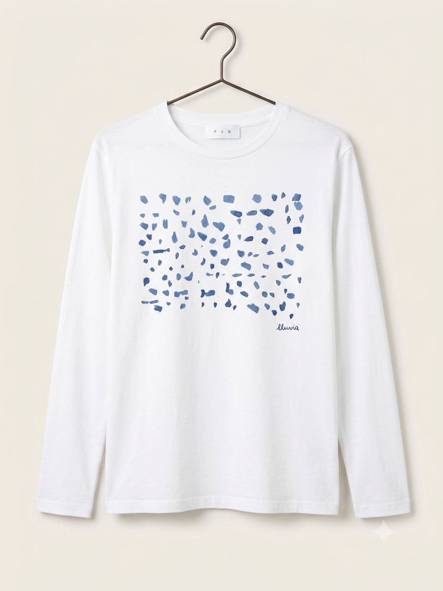 Camiseta Blanca Lluvia 2