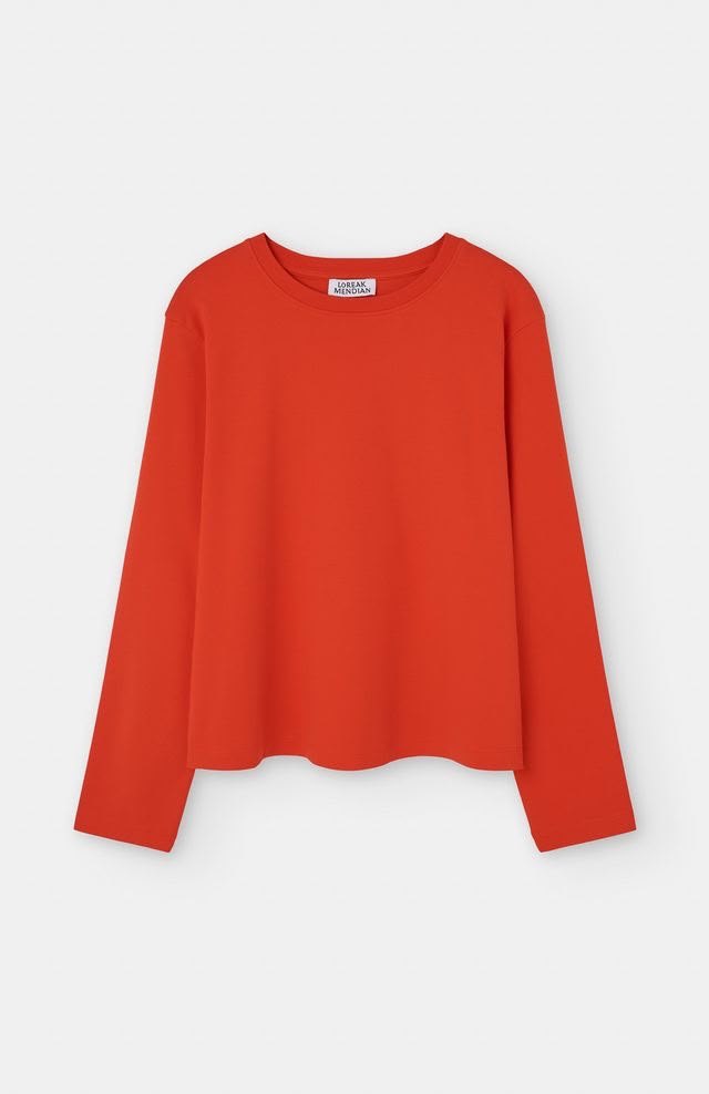 Camiseta naranja Loreak Mendian