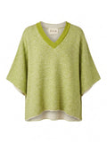 Jersey de Punto Cuello Pico Verde Lima 1
