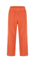 Pantalón de pana wide fit naranja