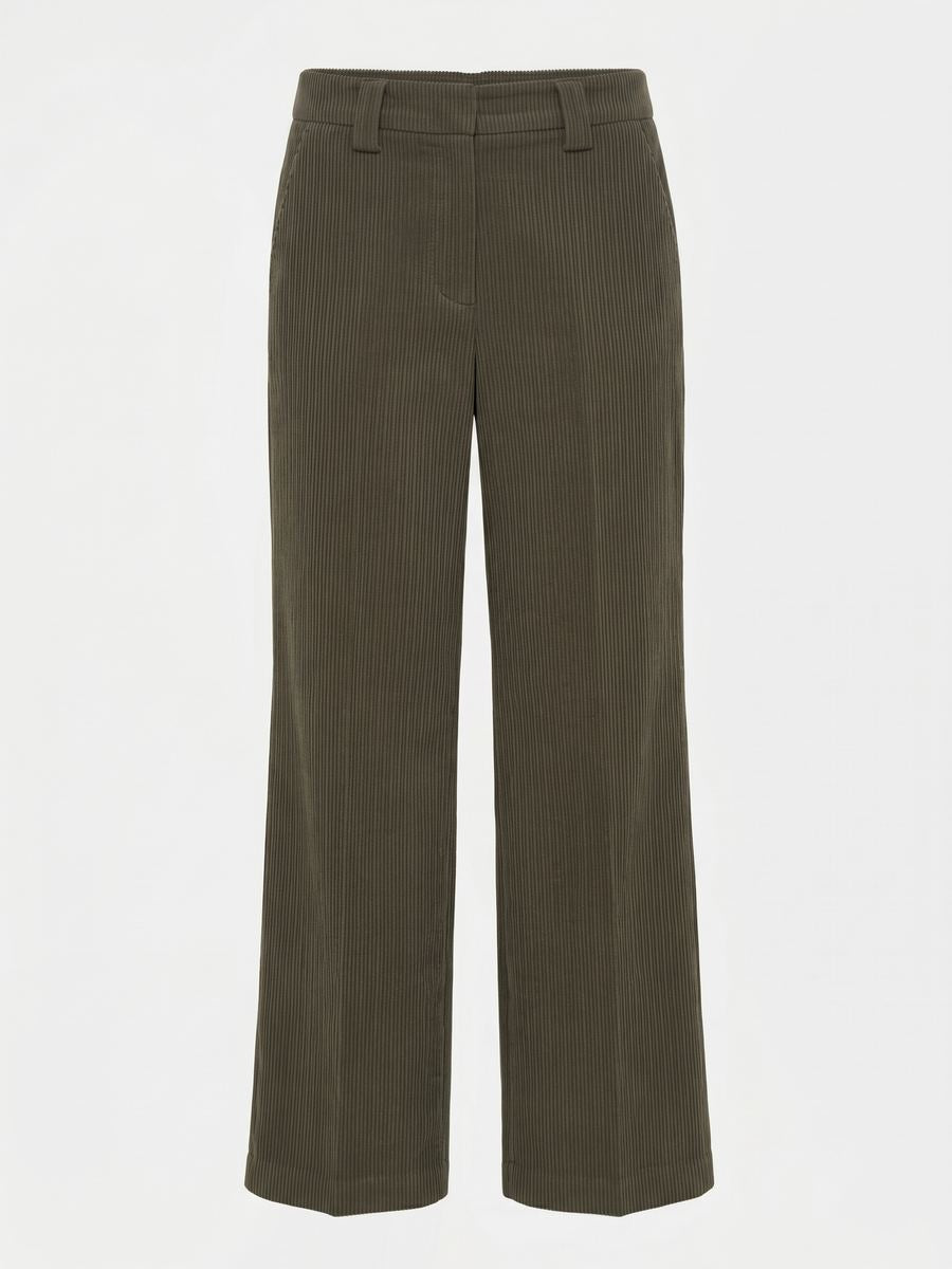 Pantalón de Pana Verde Oliva 1